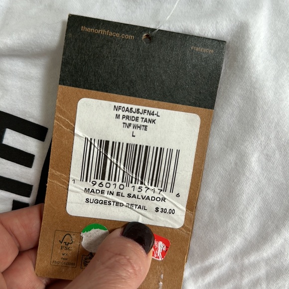 North Face New With Tags Tank Top Size L - Picture 4 of 10
